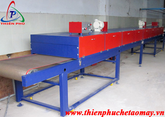 Băng tải sấy hồng ngoại Thiên Phú