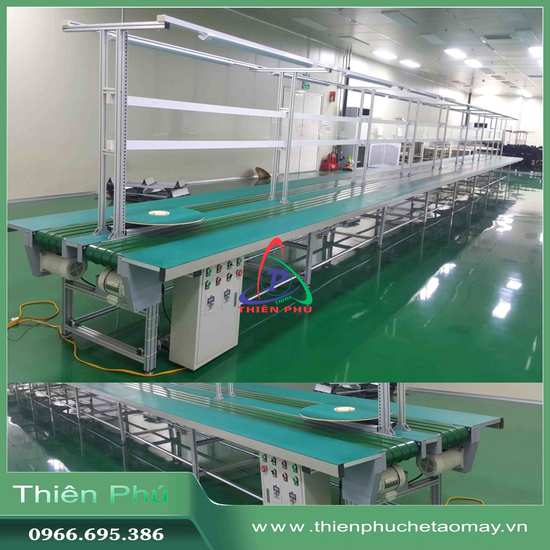 Băng Tải Lắp Ráp đôi - Chuyển Động Kép