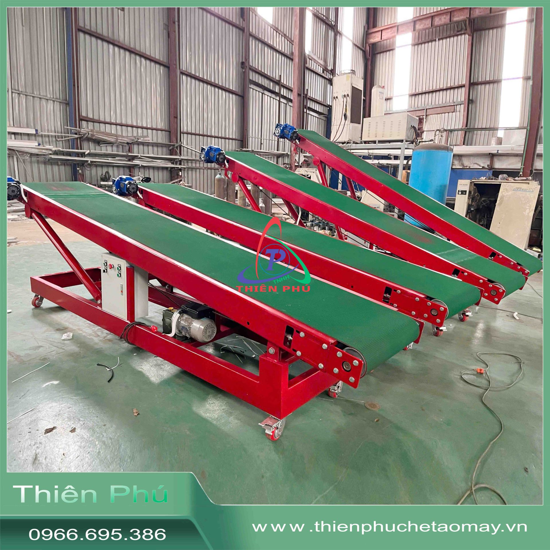 Băng Tải Chuyển Thùng Hàng