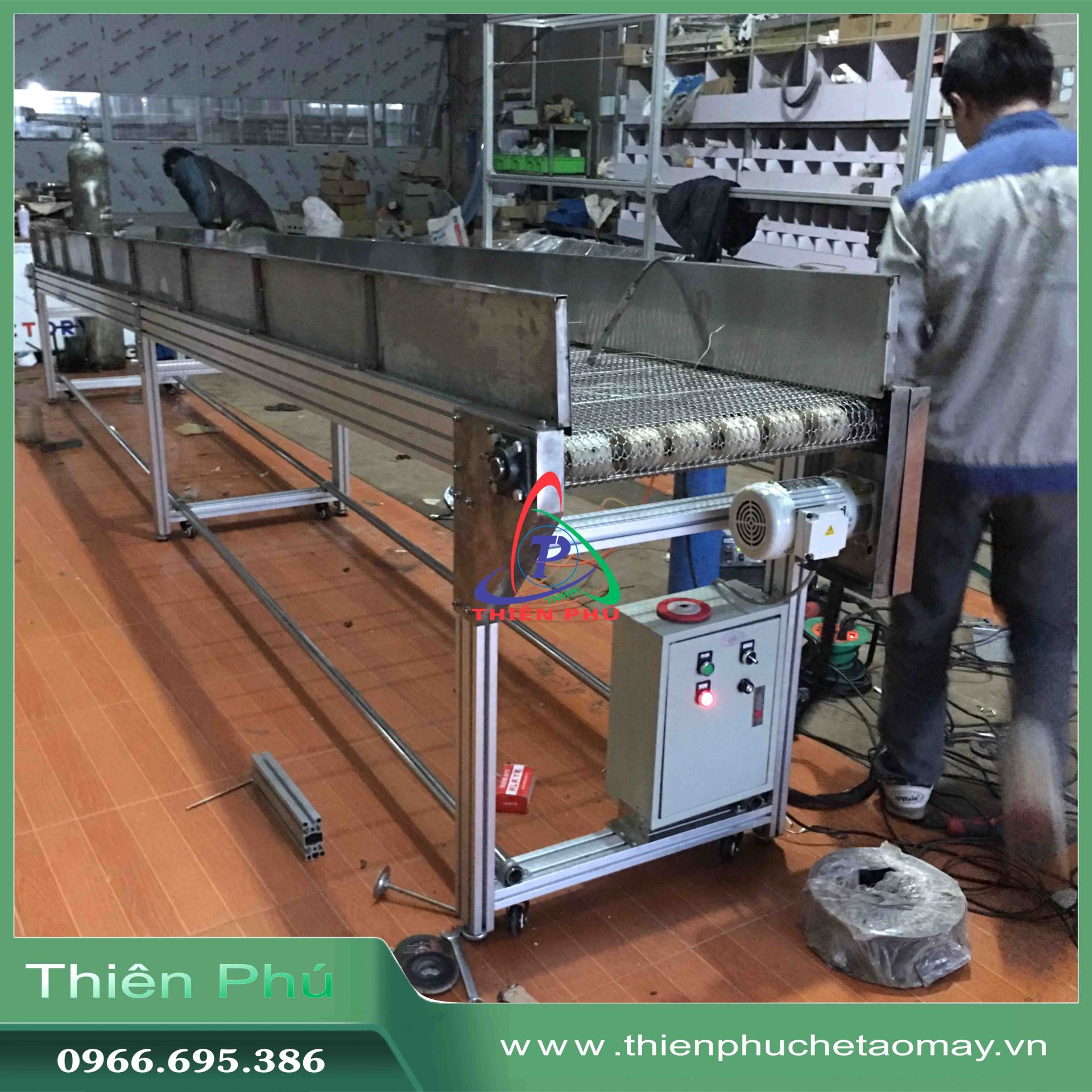 Khung Băng Tải Lưới Inox, Xích Inox