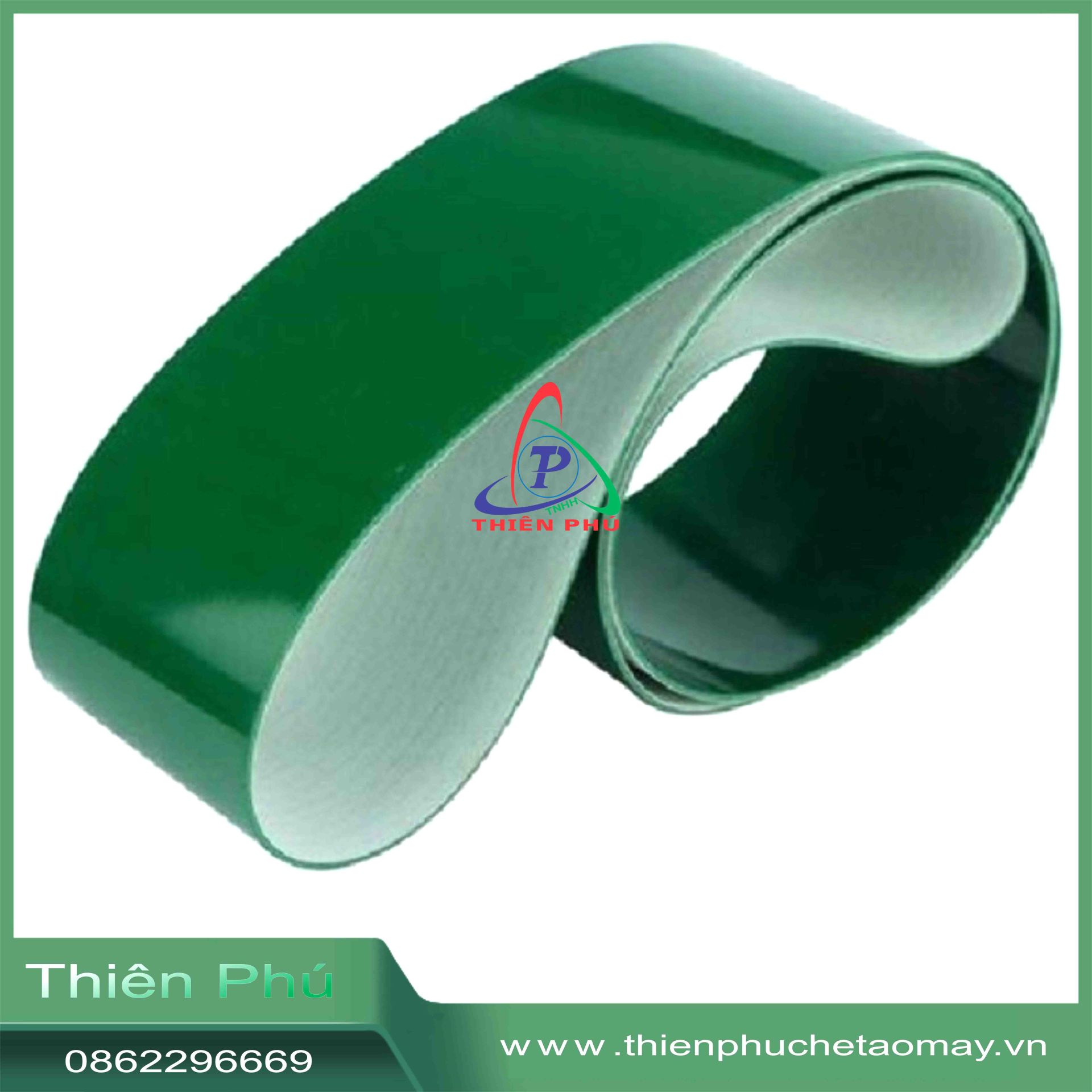 Băng Tải PVC Màu Xanh