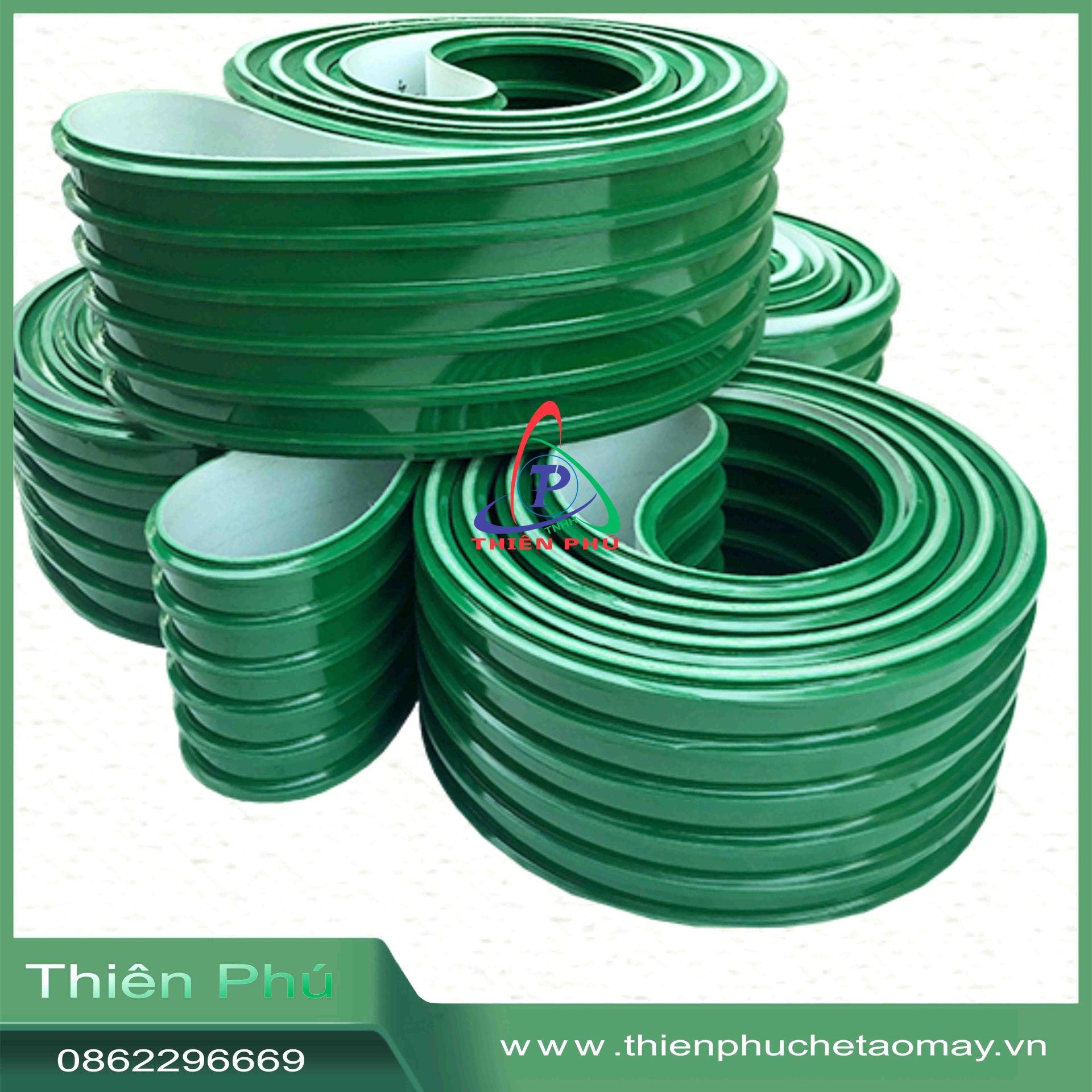 Băng tải pvc dán gân K,T,V