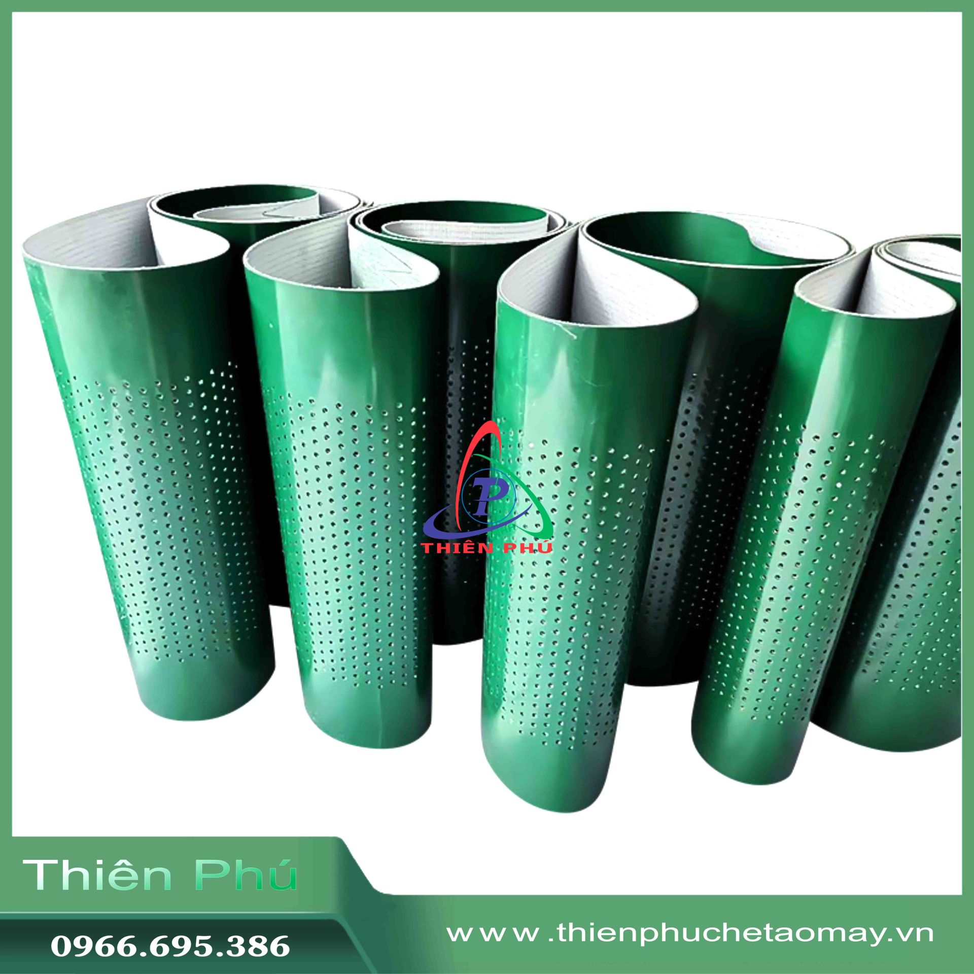 Băng tải PVC Đục Lỗ
