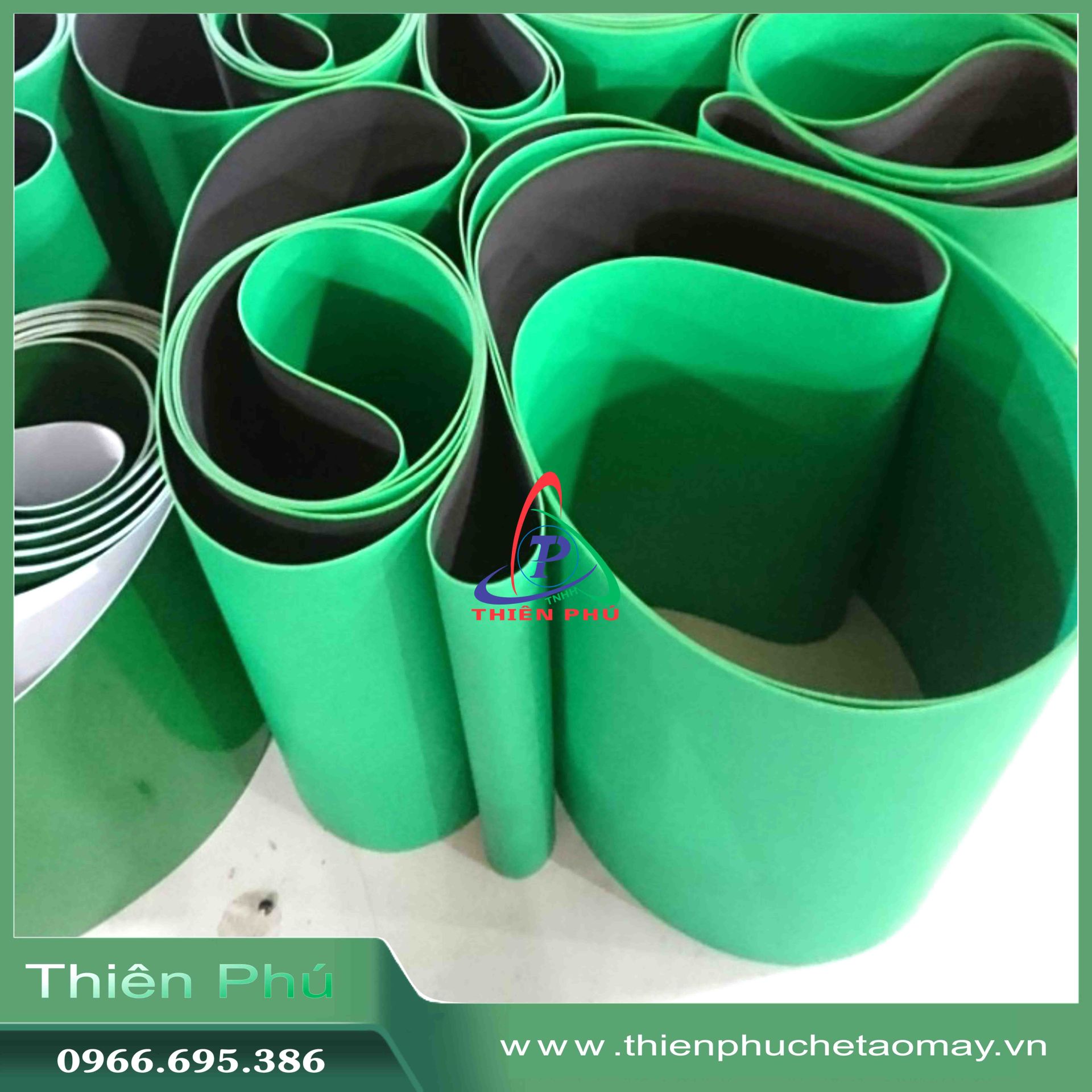 Băng Tải PVC Xanh Nõn Chuối