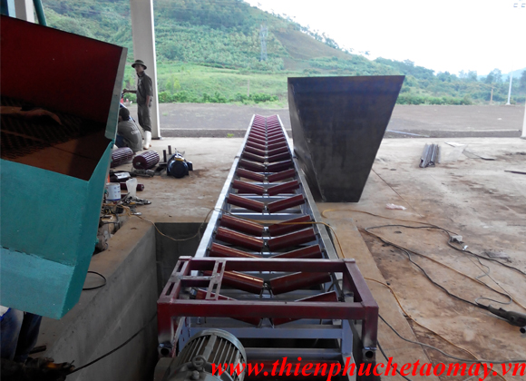 Băng Tải Lòng Máng Hai Con lăn